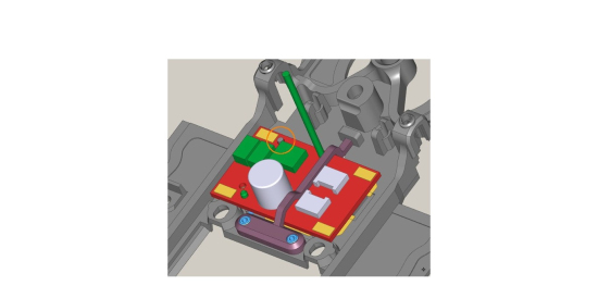 Preview: Slot.it Montagehalter Clip für Fahrzeugdecoder Chip